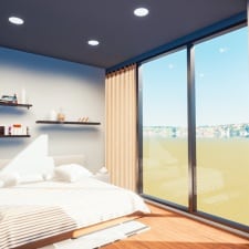 M by EPIC bedroom rendering