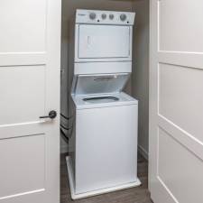 The Arch apartment in unit washer and dryer