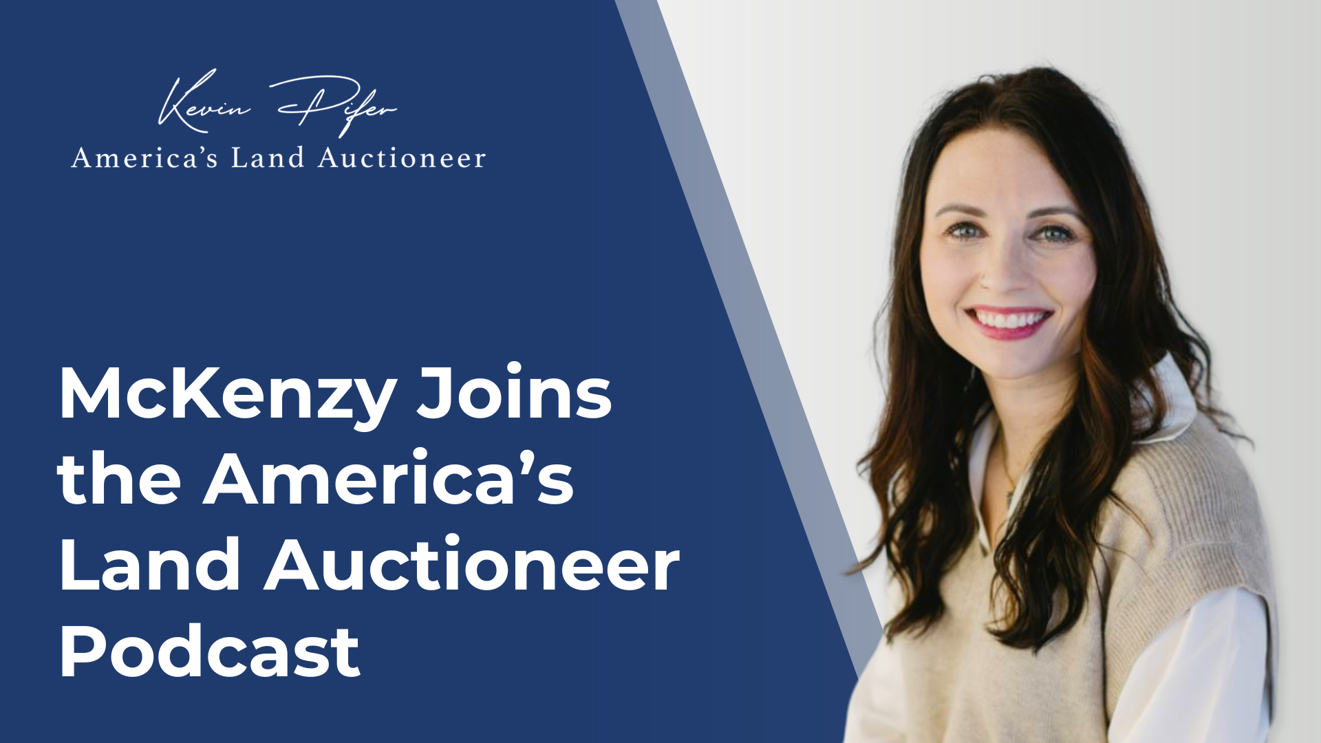 mckenzy joins the americas land auctioneer podcast blog header